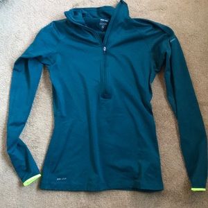 3/4 zip workout sweatshirt